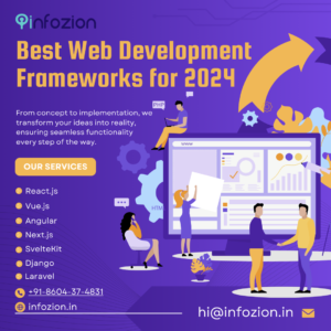 Best Web Development Frameworks for 2024 - Infozion Technologies LLP