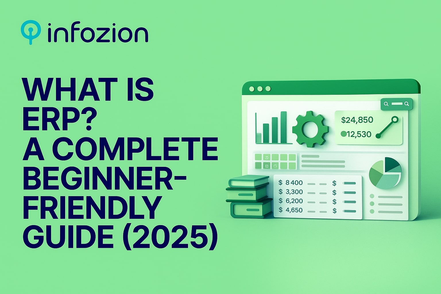 What is ERP guide featured image by Infozion