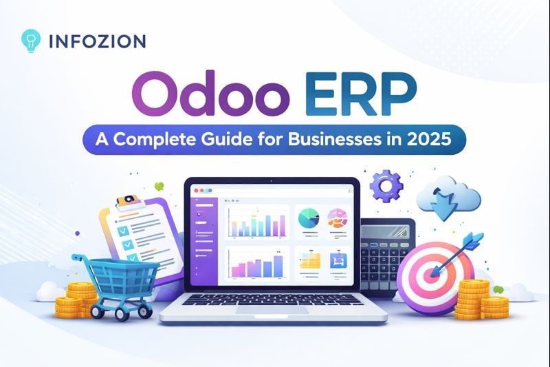 Odoo ERP system dashboard for small and medium businesses in 2025