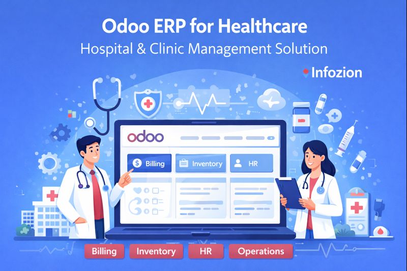 Odoo ERP for healthcare hospital and clinic management solution