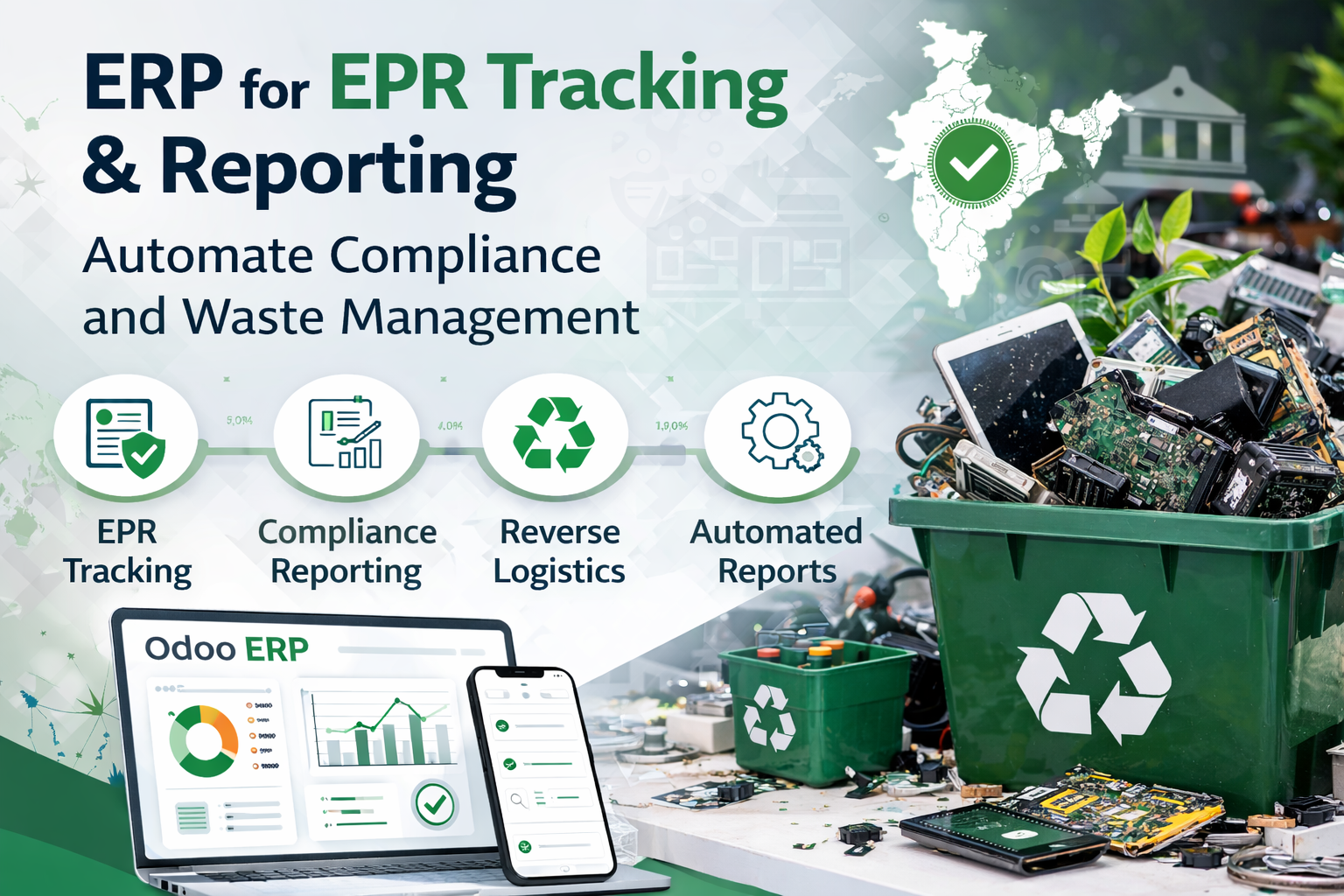 EPR tracking software using ERP for compliance reporting waste management and reverse logistics automation