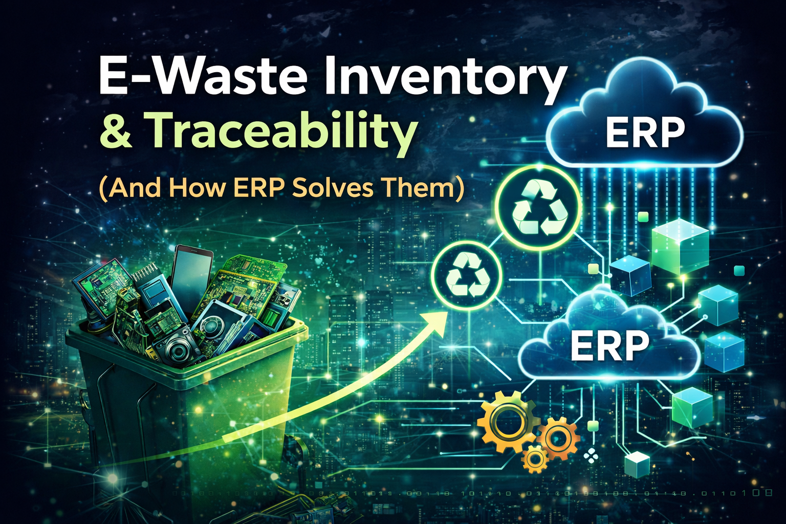 e waste inventory management and traceability using ERP software for waste tracking recycling and compliance automation