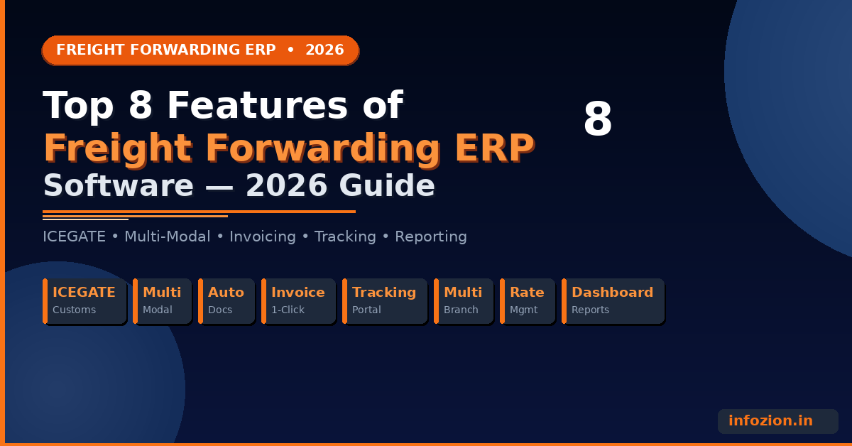 freight forwarding ERP software features 2026 top 8